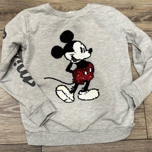 Disney H&M Sequin Mickey Mouse Sweater